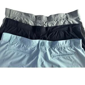 Lot of 3 FootJoy FJ Performance Golf Shorts Men Size 40 Blue/Grey/Navy/ Stretch